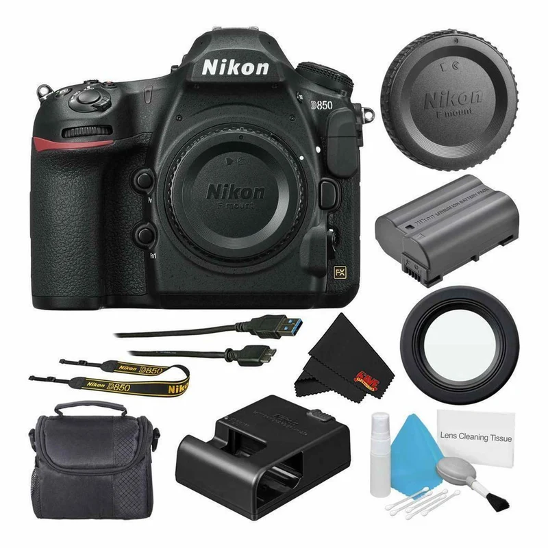 Nikon D850 Digital SLR Camera (Body Only) Professional Bundle