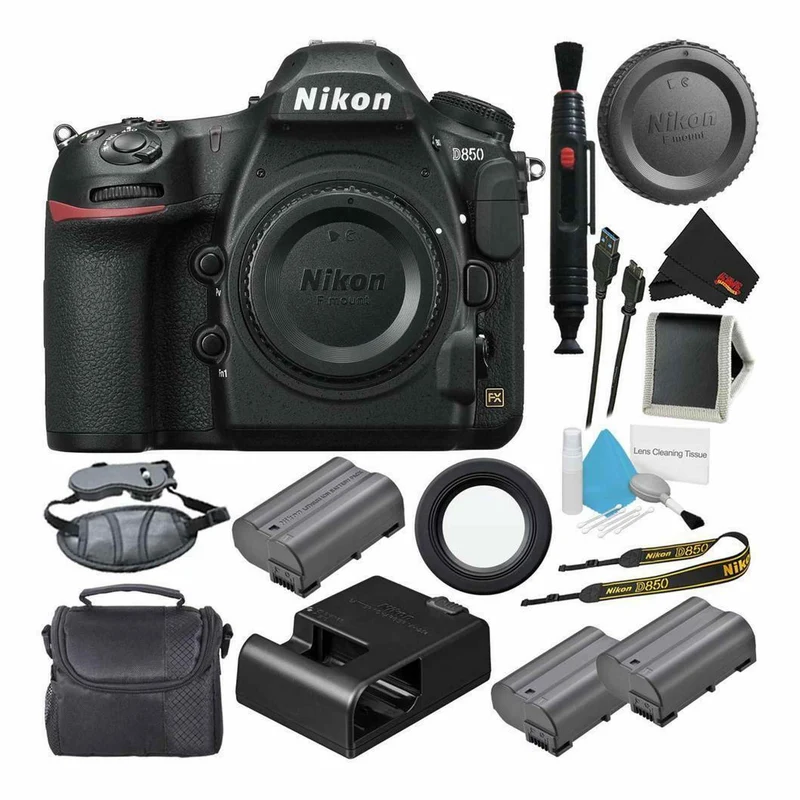 Nikon D850 Digital SLR Camera Body Top Value Bundle