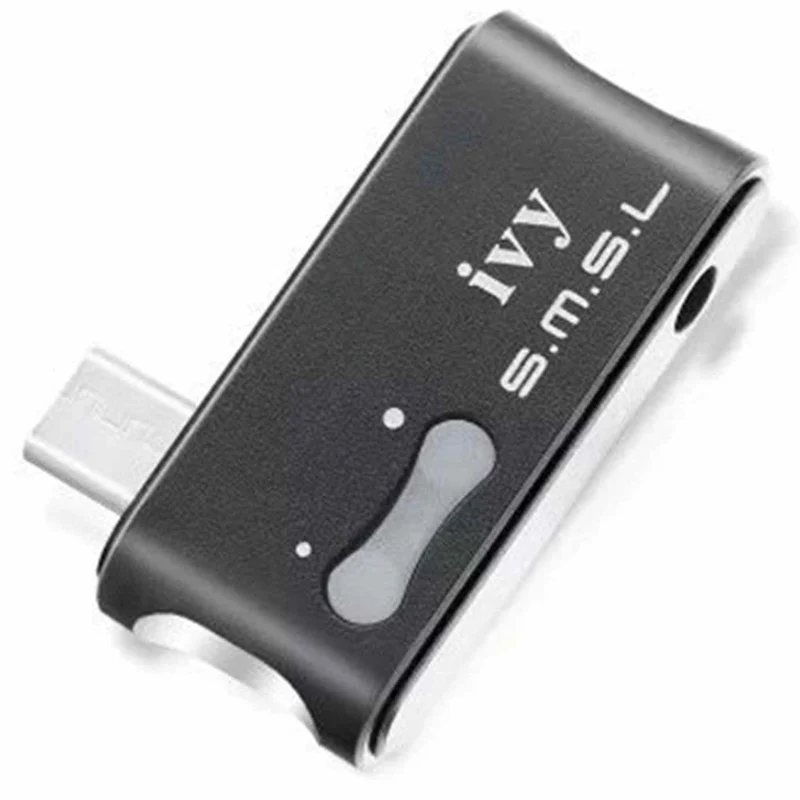 SMSL IVY DAC MINI Portable Audio Digital to Analog Converter, AMP Headphones Amplifier USB Input Support OTG only for Android Cellphones Black