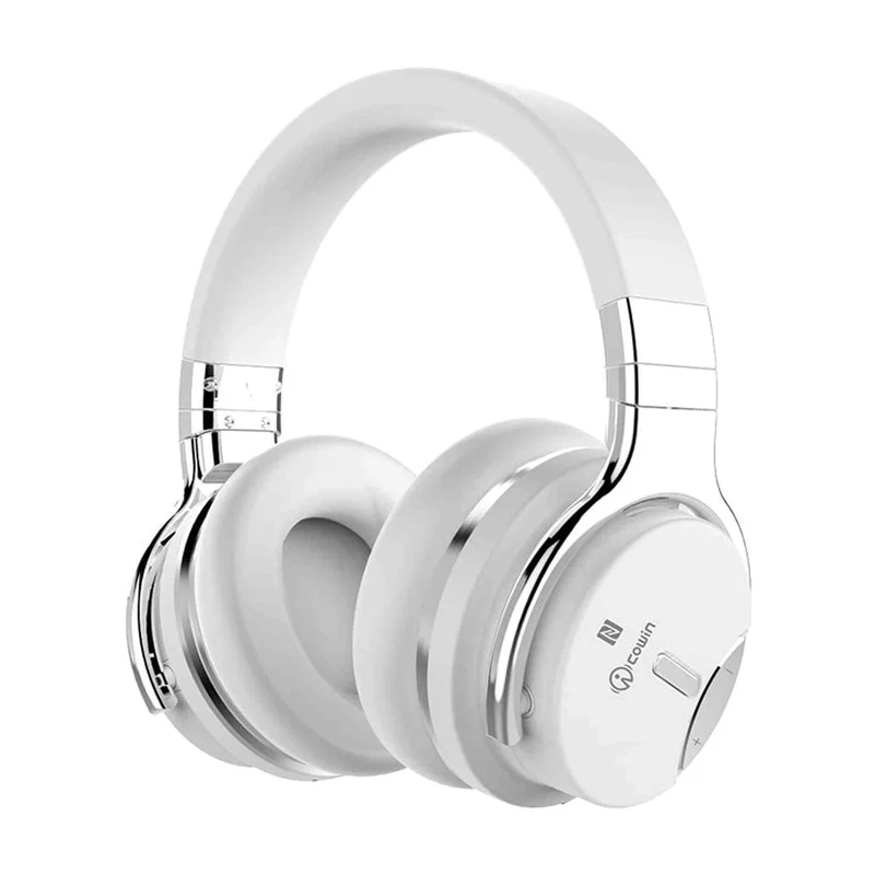 COWIN E7 Active Noise Cancelling Bluetooth Headphones - White