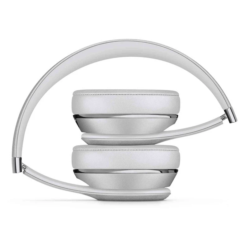 Beats Solo3 Wireless On-Ear Headphones - Silver (2024 Model) (Renewed)