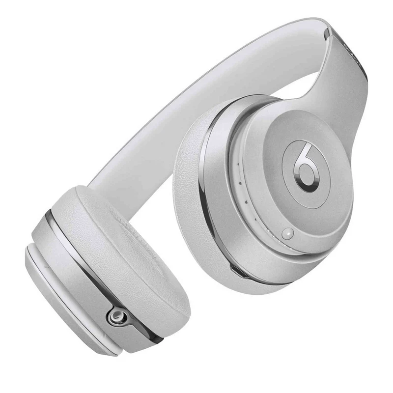 Beats Solo3 Wireless On-Ear Headphones - Silver (2024 Model) (Renewed)