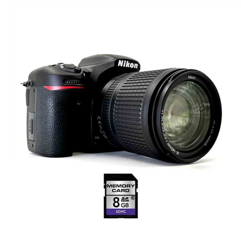 Nikon D7200 Digital SLR Camera w/18-140mm Lens & 8GB SDHC Memory Card