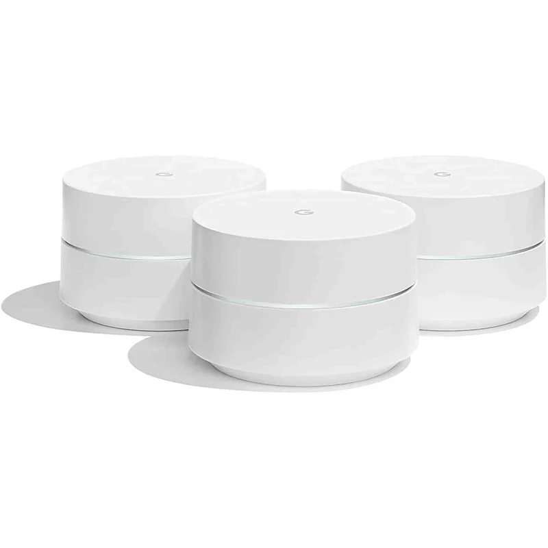 Google Wifi - AC1200 - Mesh WiFi System - Wifi Router - 4500 Sq Ft Coverage - 3 pack