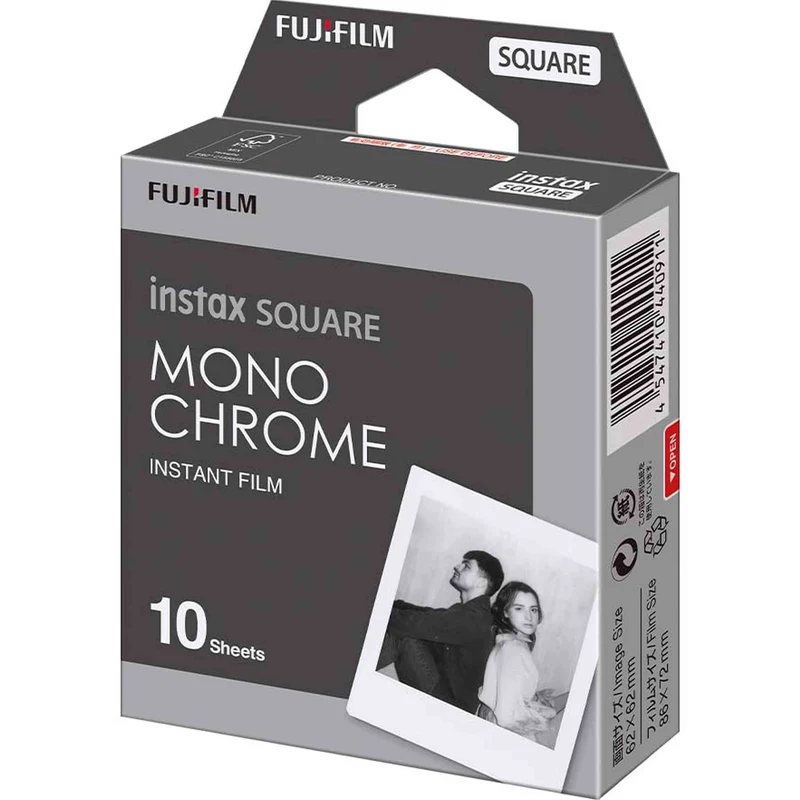 FUJIFILM Instax Square Monochrome Film - 10 Exposures