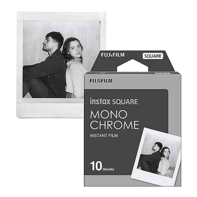 FUJIFILM Instax Square Monochrome Film - 10 Exposures