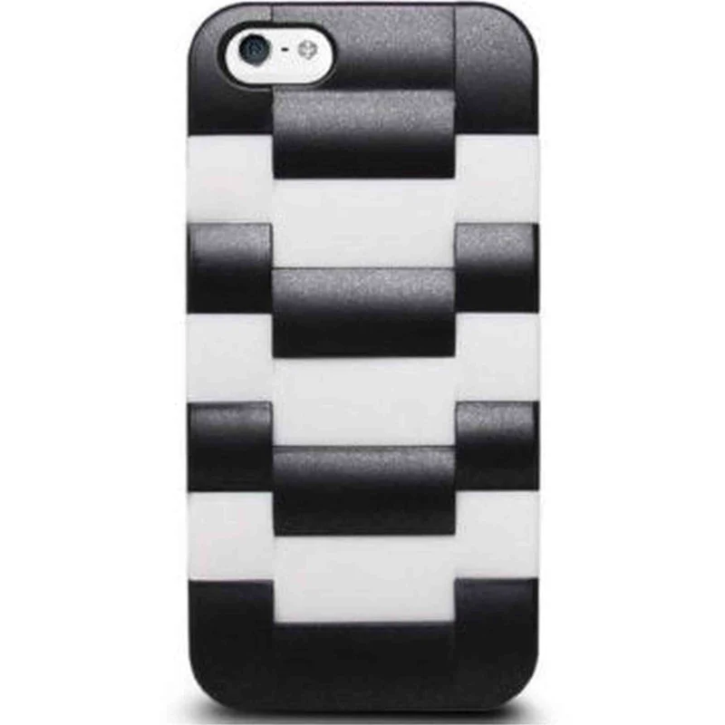 The Joy Factory Daytona V - Watchband Textured Case for iPhone5/5S, CSD127 (Snow White)