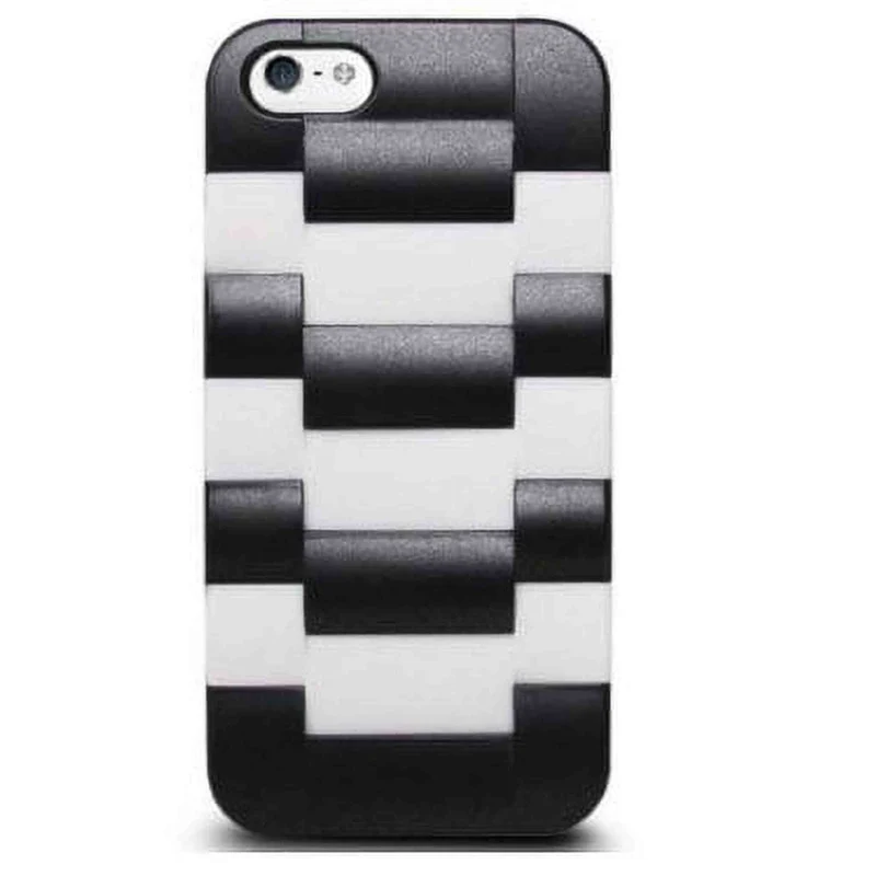 The Joy Factory Daytona V - Watchband Textured Case for iPhone5/5S, CSD127 (Snow White)