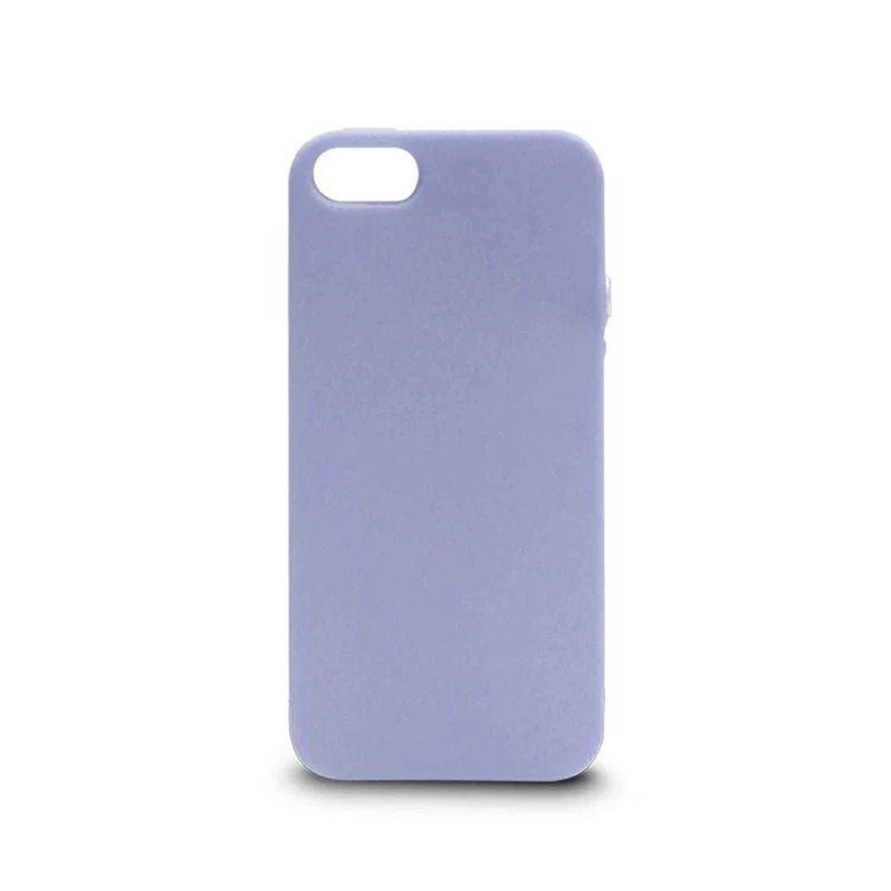 The Joy Factory Jugar Soft Silicone Case with Metal Frame for iPhone5/5S, CSD102 (Purple)