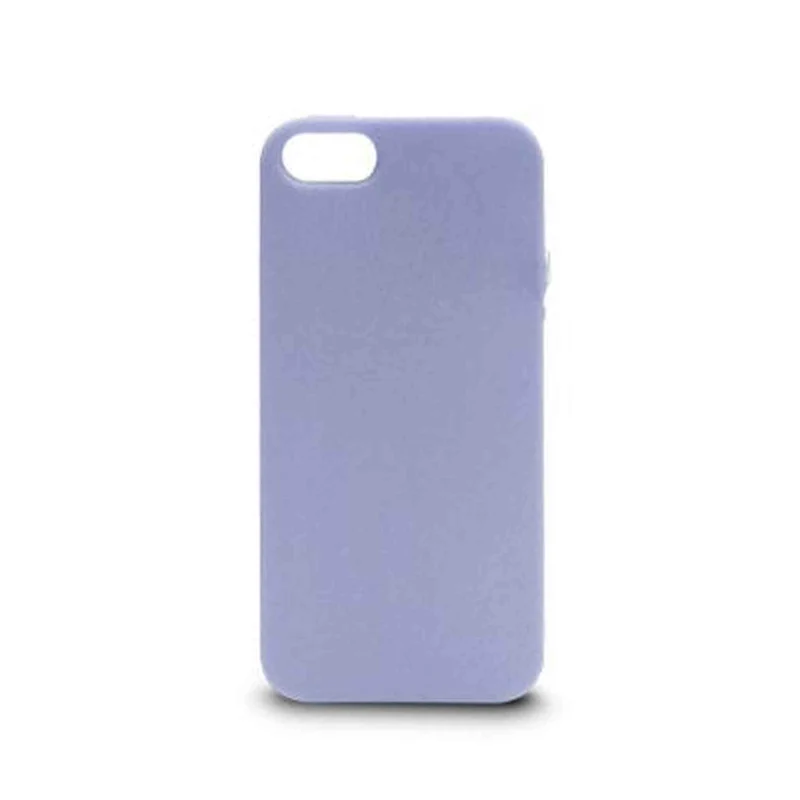 The Joy Factory Jugar Soft Silicone Case with Metal Frame for iPhone5/5S, CSD102 (Purple)