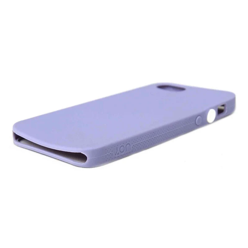 The Joy Factory Jugar Soft Silicone Case with Metal Frame for iPhone5/5S, CSD102 (Purple)