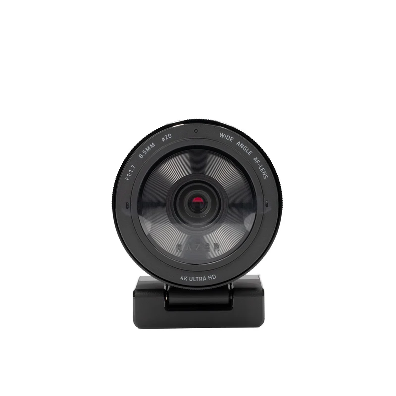 Razer Kiyo Pro Ultra 4K Webcam: Large Sensor - Auto Light Correction - Built-in Mic and Shutter - Pro Grade Content Creation, Streaming, Gaming, Video Calls - Works with OBS, Xsplit, PC, Zoom, Teams