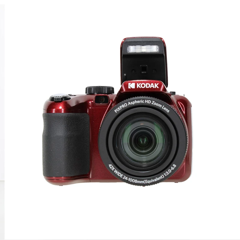 KODAK PIXPRO AZ425 20MP Digital Vlogging Camera +64GB Memory Card + More (RED)