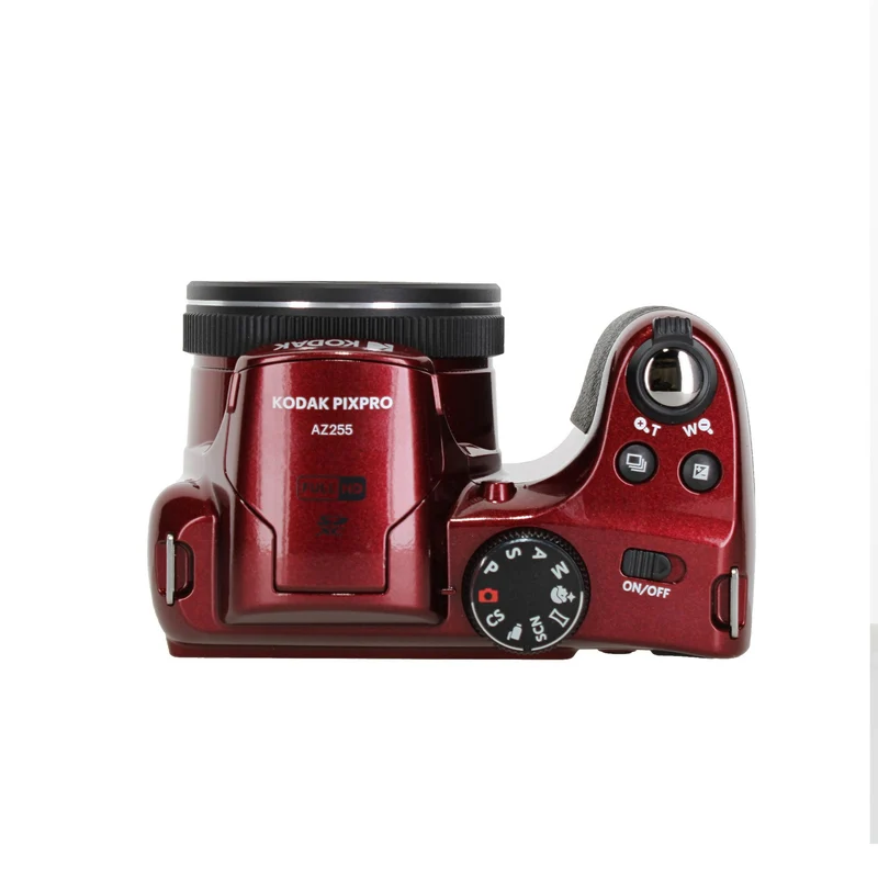 Kodak Pixpro AZ255 Digital Camera in Red (AZ255RD) Bundle with Accessories