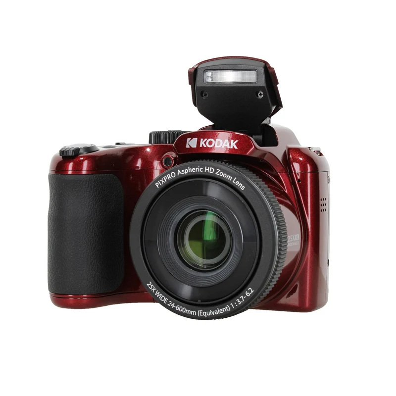 Kodak Pixpro AZ255 Digital Camera in Red (AZ255RD) Bundle with Accessories
