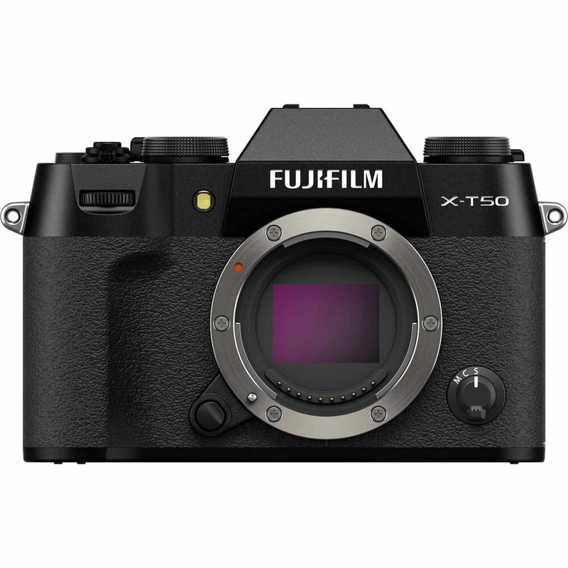 Fujifilm X-T50 Mirrorless Digital Camera+ 64GB Card + Tripod + More Accessories - Black