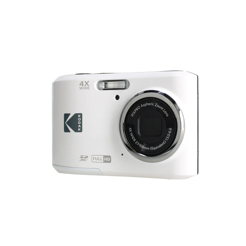 Kodak Pixpro FZ45 Digital Camera in White (FZ45WH) Bundle with Accessories