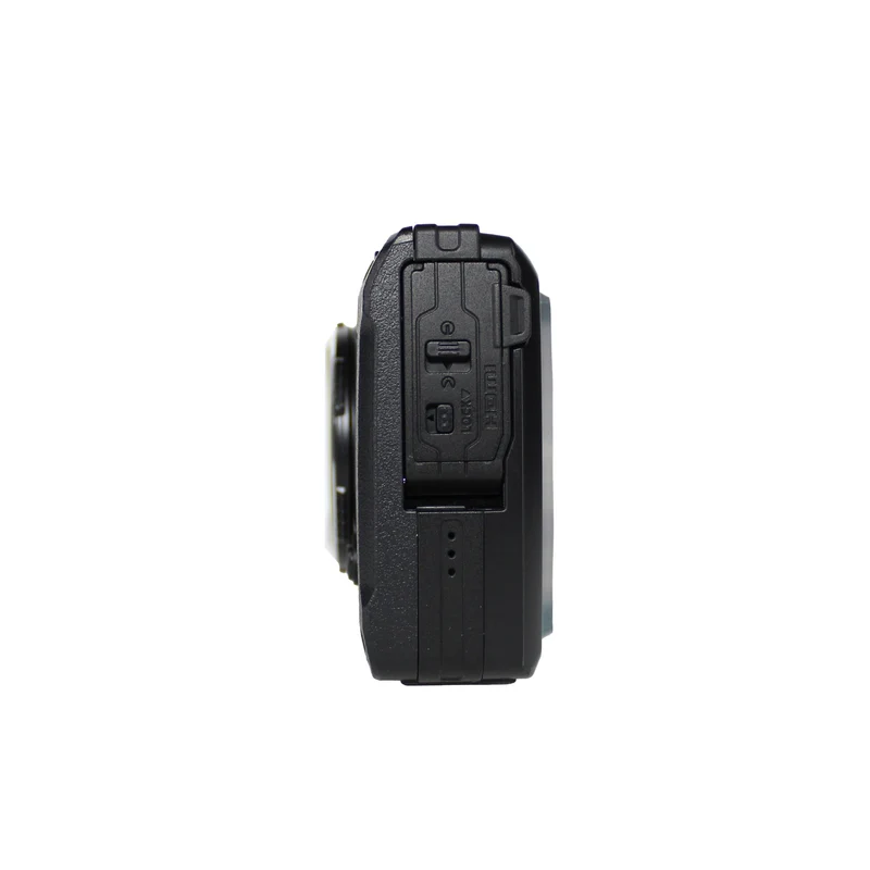 OM SYSTEM Tough TG-7 Black Waterproof Camera with 50 Piece Accessory Kit + Extra Battery + More