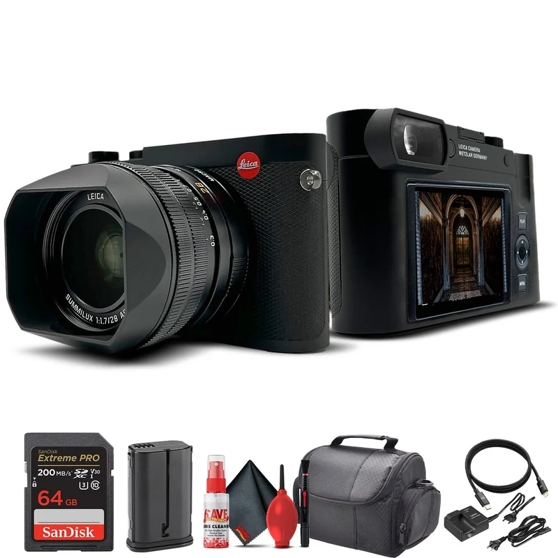 Leica Q3 Compact and Powerful Digital Camera (19080) with Summilux 28mm f/1.7