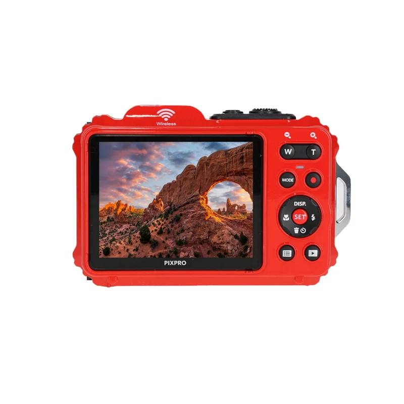 KODAK PIXPRO WPZ2 Rugged Waterproof Dustproof Digital Vlogging Camera (Red)
