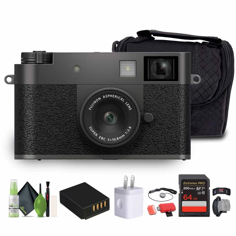 FUJIFILM X half Digital Camera (Charcoal Silver), SOFT CASE-SMALL