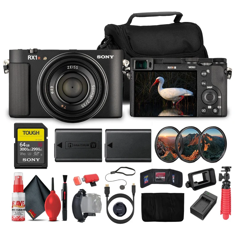 Sony Cyber-shot DSC-RX1R III Digital Camera + 64GB Card + Card Reader + More