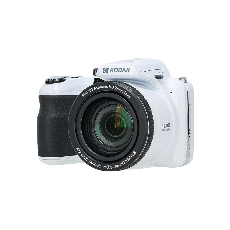 KODAK PIXPRO AZ425 20MP Digital Vlogging Camera +64GB Memory Card + More (White)