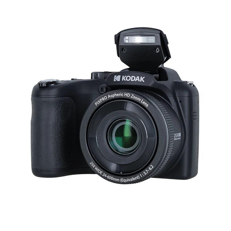 Kodak Pixpro AZ255 Digital Camera in Black (AZ255BK) Bundle with Accessories