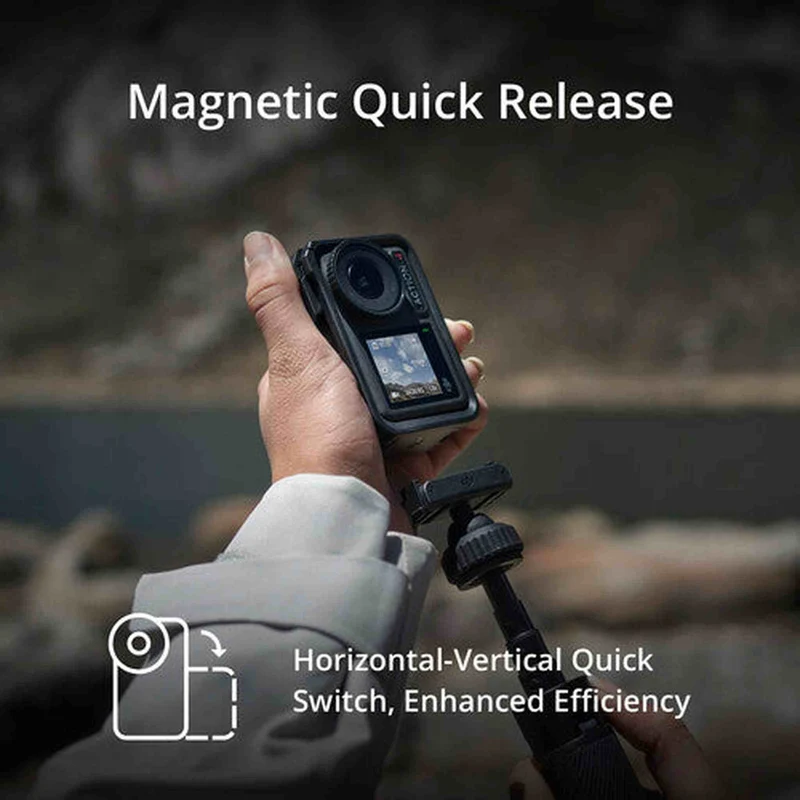 DJI Osmo Action 4 Camera Adventure Combo - WaterProof Action Camera With 50-In-1 Action Kit
