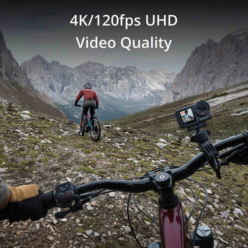 DJI Osmo Action 4 Camera Adventure Combo - WaterProof Action Camera With 50-In-1 Action Kit