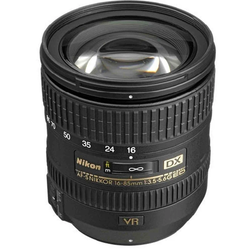 Nikon 16-85mm f/3.5-5.6G ED VR AF-S DX Nikkor Zoom Lens - 0.22x - 16mm to 85mm - f/3.5 to 5.6 -