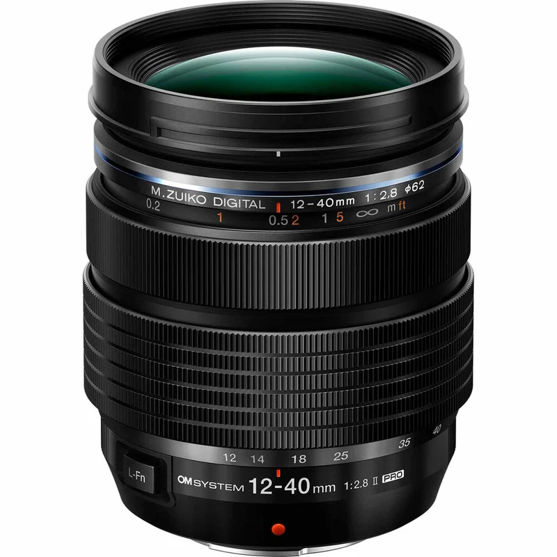 Olympus M.Zuiko Digital ED 12-40mm F2.8 PRO II for Micro Four Thirds System Camera Weather Sealed Design Fluorine Coating MF Clutch Compact Zoom Lens