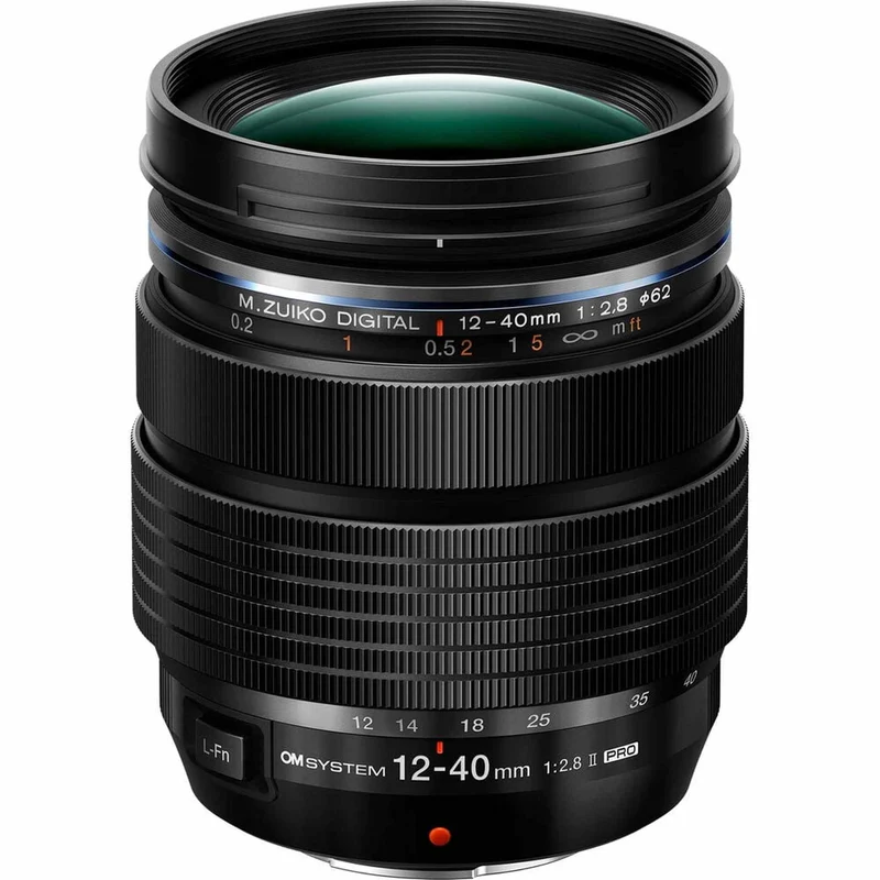Olympus M.Zuiko Digital ED 12-40mm F2.8 PRO II for Micro Four Thirds System Camera Weather Sealed Design Fluorine Coating MF Clutch Compact Zoom Lens