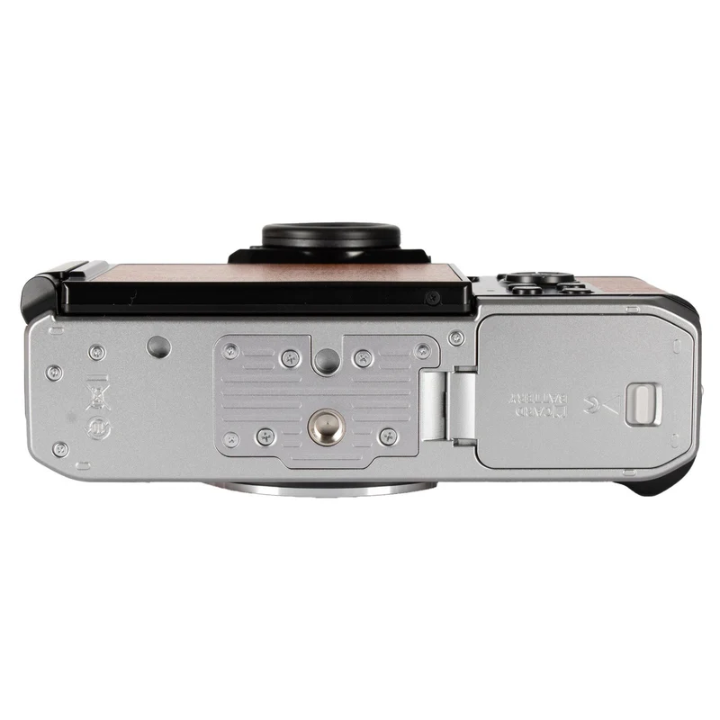 Nikon Z f Mirrorless Camera, Silver/Cognac Brown