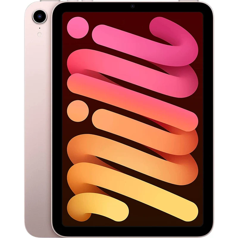 Apple iPad Mini 6 (64GB, Wi-Fi, Pink) Bundle with Zipper Sleeve