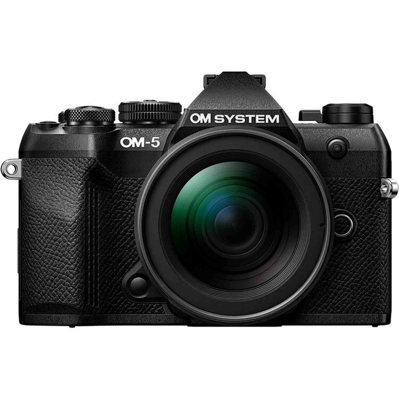 OM SYSTEM OM-5 Mark II Mirrorless Camera with 12-45mm f/4 PRO Lens Bundle + 64GB Card + Bag