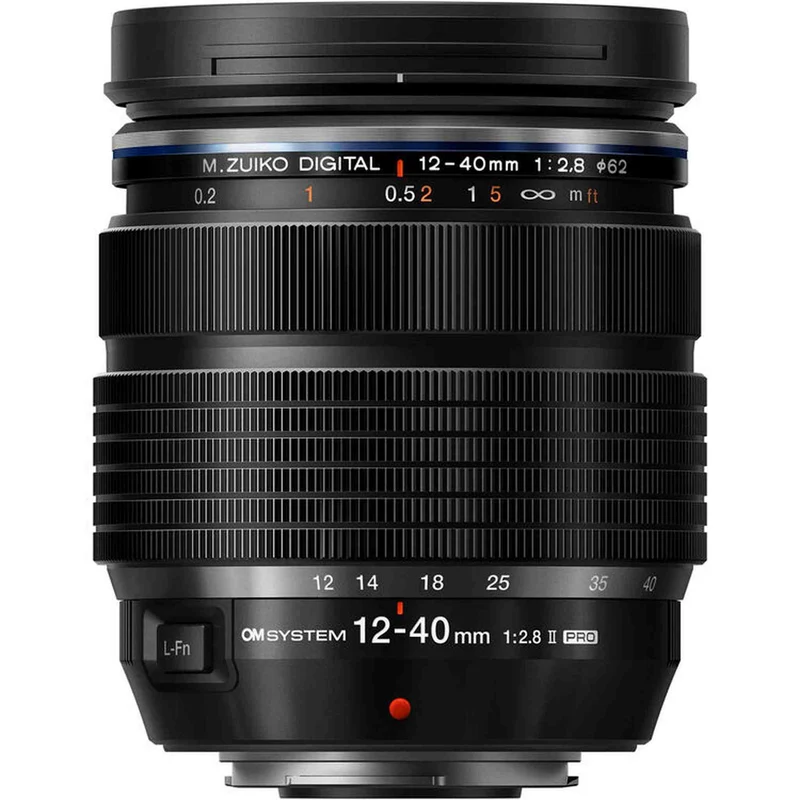 OM SYSTEM OM-1 Mark II Mirrorless Camera with 12-40mm f/2.8 PRO Lens + 64GB Card + Bag