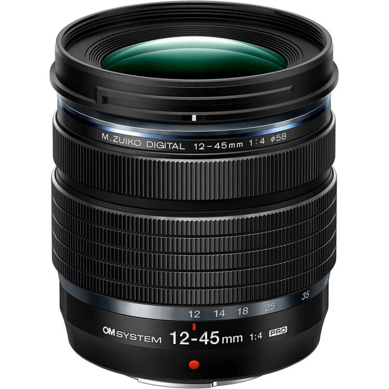 OM SYSTEM OM-5 Mark II Mirrorless Camera with 12-45mm f/4 PRO Lens Bundle + 64GB Card + Battery