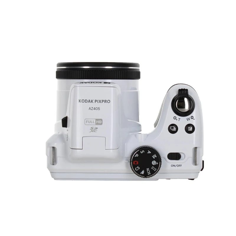 Kodak PIXPRO AZ405 Digital Camera (White) (AZ405WH) + 32GB Card + Bag + Cloth
