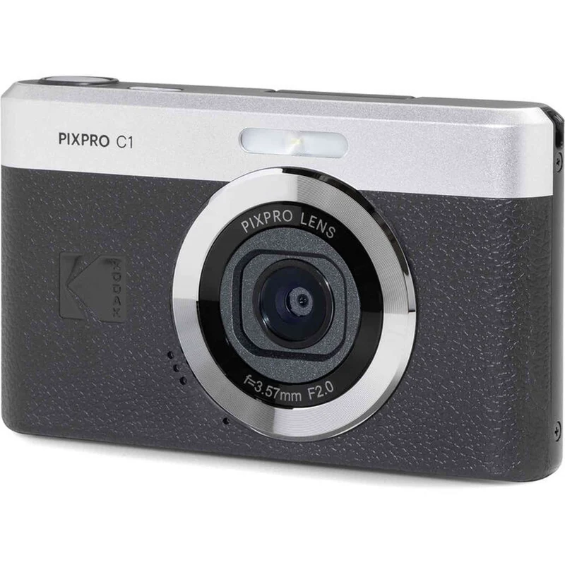Kodak PIXPRO C1 Digital Camera (Black) 13MP Compact Camera + More