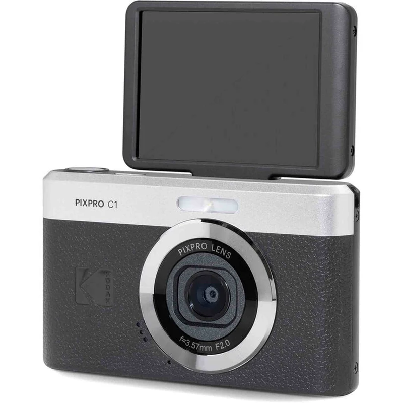 Kodak PIXPRO C1 Digital Camera (Black) 13MP Compact Camera + More