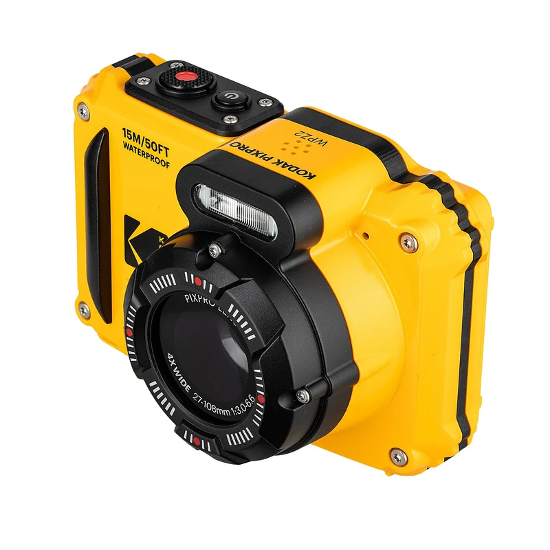 Kodak PIXPRO WPZ2 Digital Camera (Yellow) | Waterproof & Shockproof Camera
