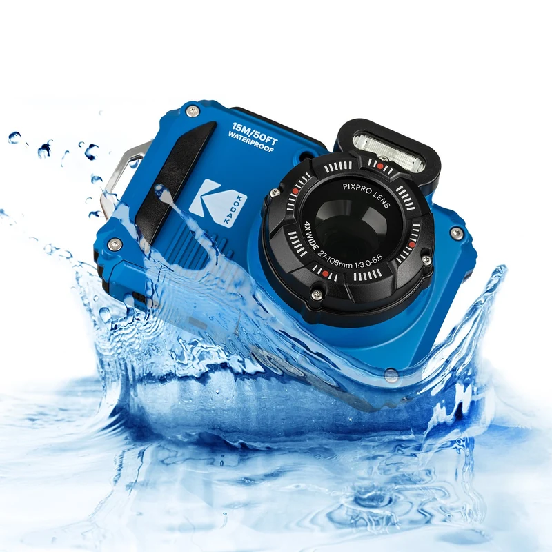 Kodak PIXPRO WPZ2 Digital Camera Blue| Waterproof, Shockproof & Dustproof Camera
