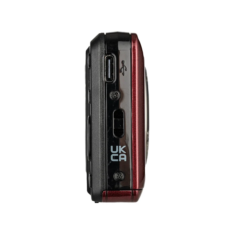 Kodak PIXPRO FZ55 Digital Camera (Red) (FZ55RD) + 128GB Card + Case + Cleaning Cloth