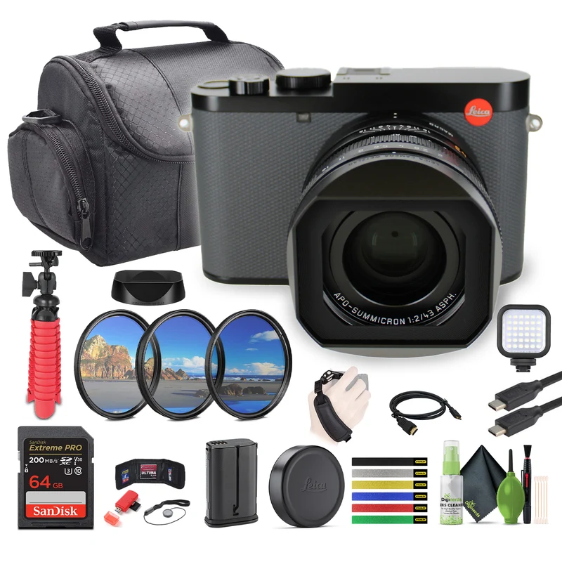 Leica Q3 43 Compact Digital Camera 60MP Full-Frame BSI CMOS Sensor + More