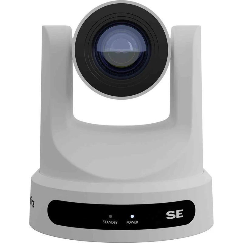 PTZOptics Move SE PTZ Camera with 20x Optical Zoom (White) (PT20X-SE-WH-G3) + Wall Mount