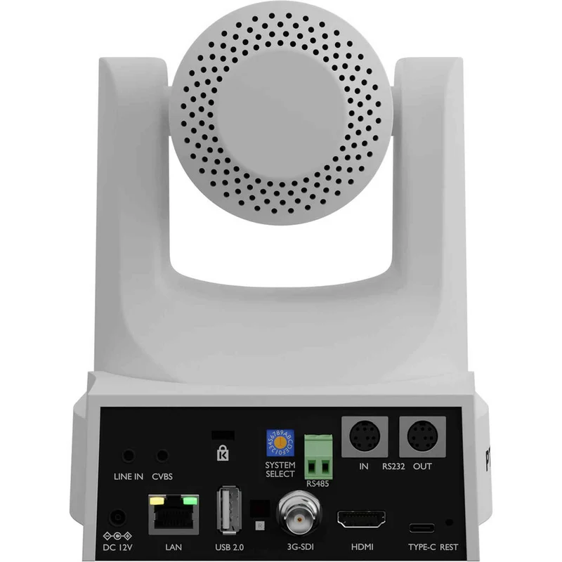 PTZOptics Move SE PTZ Camera with 20x Optical Zoom (White) (PT20X-SE-WH-G3) + Wall Mount
