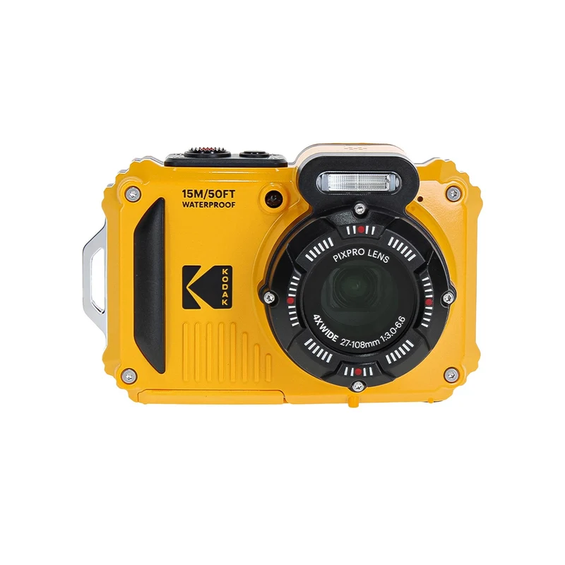 KODAK PIXPRO WPZ2 Rugged Waterproof Dustproof Digital Vlogging Camera (Yellow)
