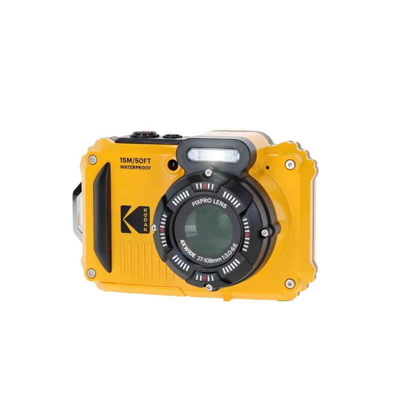 KODAK PIXPRO WPZ2 Rugged Waterproof Dustproof Digital Vlogging Camera (Yellow)