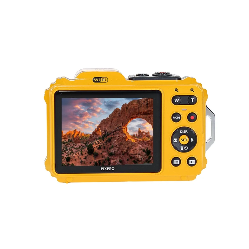 KODAK PIXPRO WPZ2 Rugged Waterproof Dustproof Digital Vlogging Camera (Yellow)